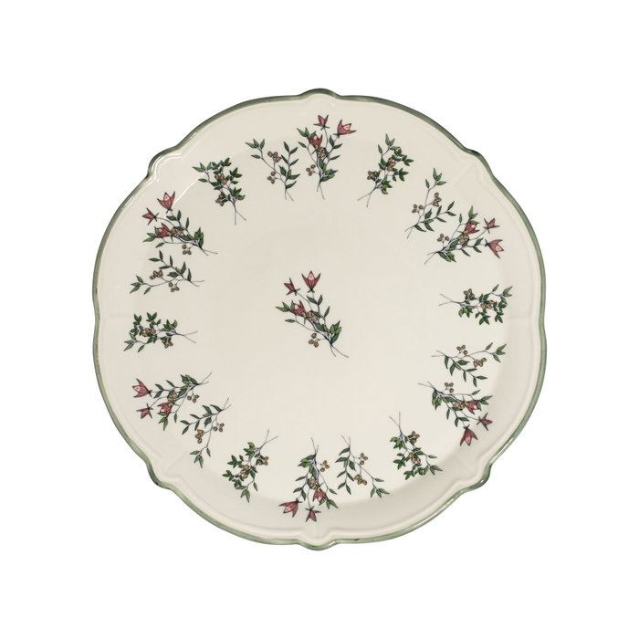 Hermia Set de Servir Pasteles Terra Fulya de Porcelana, 8 piezas